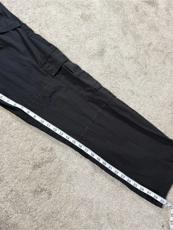 GAP Women’s Cotton Fine Twill Cargo Easy Pants in Black M - Image 14