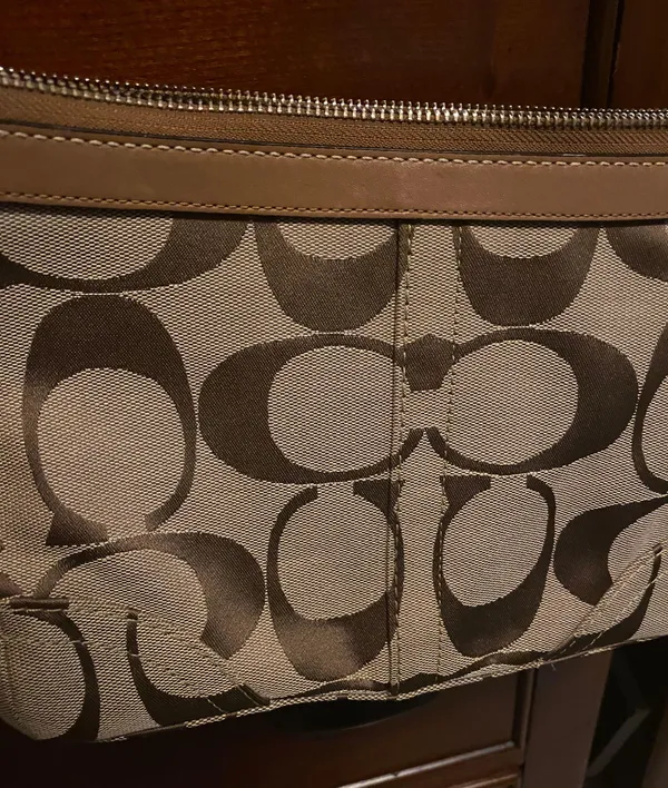 Coach Vintage Bag Crossbody Brown Purse - Image 5