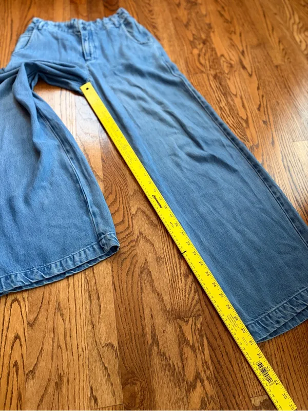 YFB Young Fabulous & Broke Wide Leg Tencel Modal Jeans Size S - Image 11