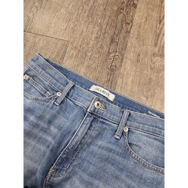 Lila Ryan Straight Boot Jeans Medium Blue Denim 30 - Image 2
