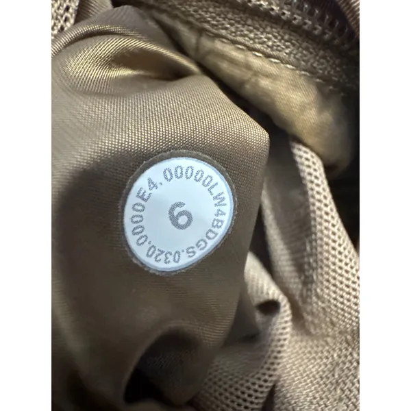 Lululemon Non-Stop Bomber Jacket Tan Khaki Size 6 - Image 3
