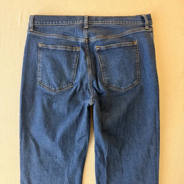 Abercrombie & Fitch Ultra High Rise Ankle Straight Jeans Womens 33/16S Blue - Image 3
