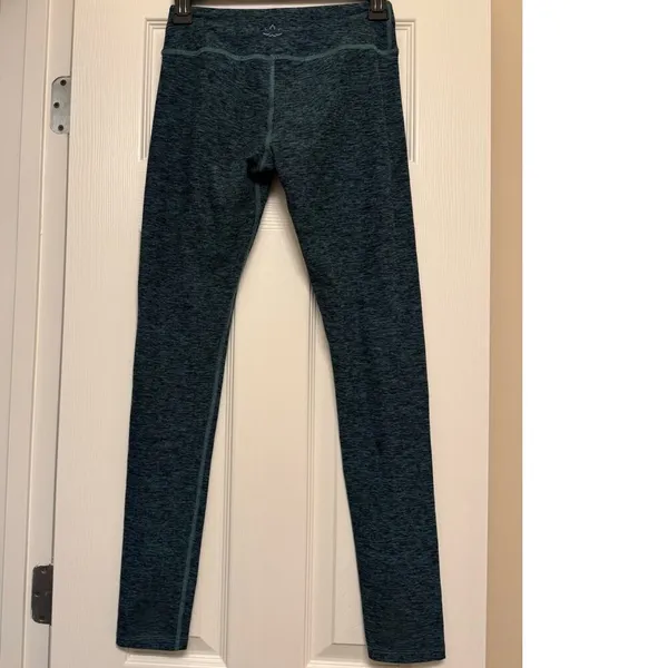 Beyond Yoga Space Dye Teal Leggings Size Small - Image 3