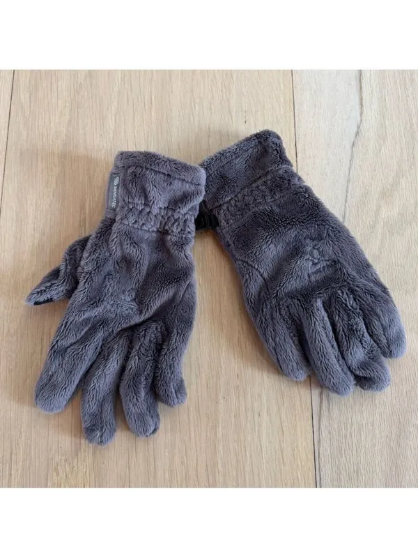 Head Fuzzy Winter Gloves Size Small - Image 2