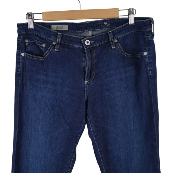 AG ADRIANO GOLDSCHMIED‎ Stilt Mid Rise Cigarette Leg Jean in Jetsetter size 32R - Image 4