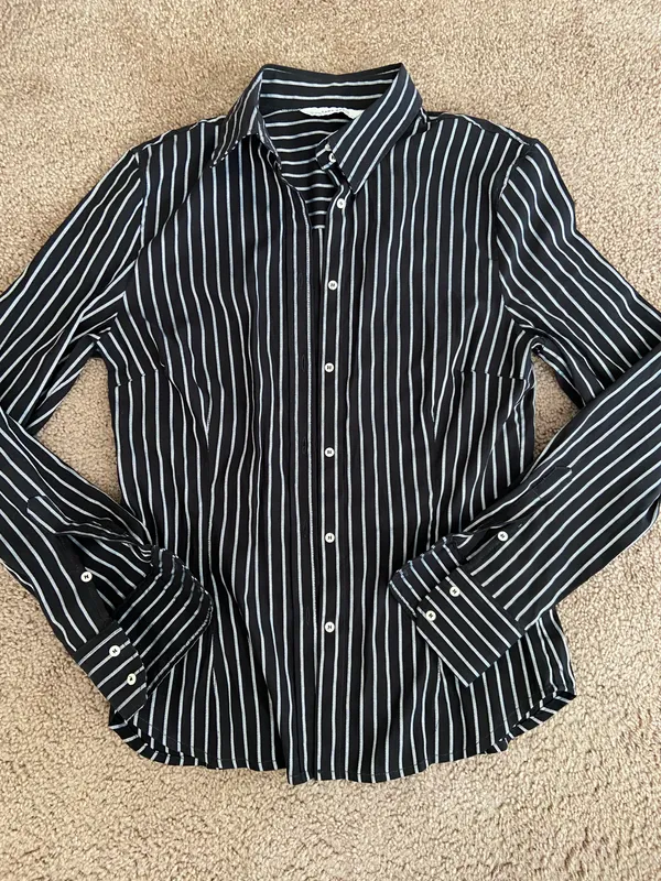 ZARA Striped Button Down Shirt - Image 2