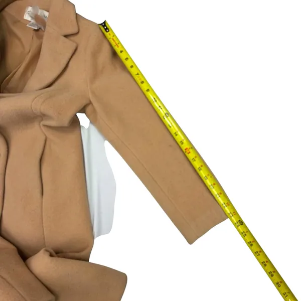 Chadwick's Women's Classic Camel Wool-Blend Long Tailored Coat - Image 9