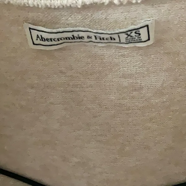 Abercrombie & Fitch Cozy Neutral Longline Open Pocket Basic Cardigan Sz. XS - Image 2