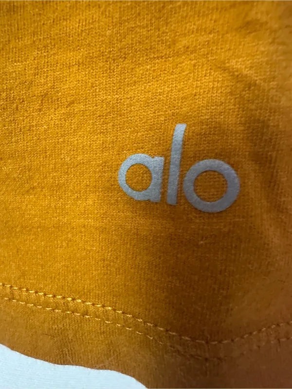 ALO Yoga Sleeveless Crop Top in Rust Orange - Image 5