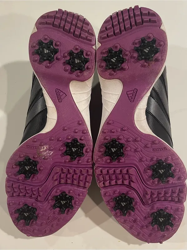 Adidas Response Light Golf Shoes Women’s 9 Black Purple - Image 8