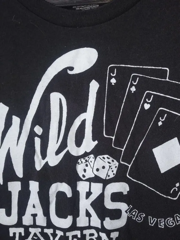 Old Navy Wild Jacks Tavern M Las Vegas Black Top - Image 2