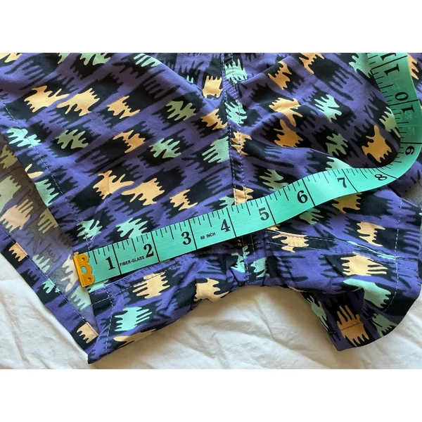 Patagonia Women's Baggies Shorts Large Purple/Black - Image 7