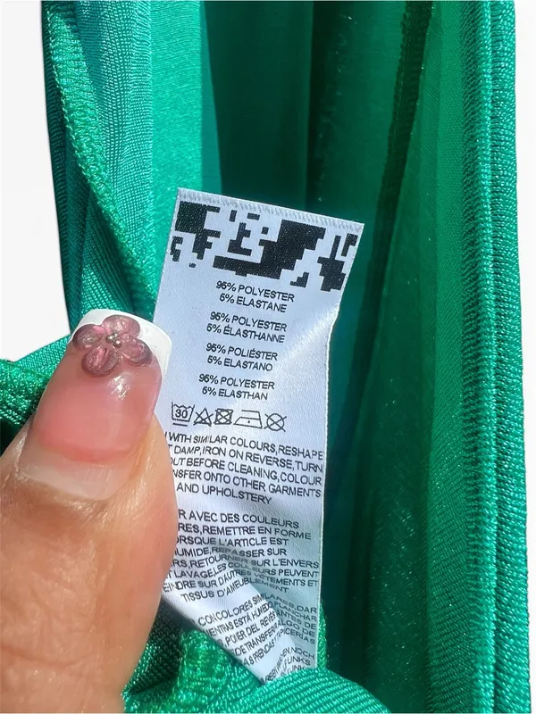 ASOS DESIGN Green Halter Neck Maxi Dress, Size US 6 (UK 10) - Image 8
