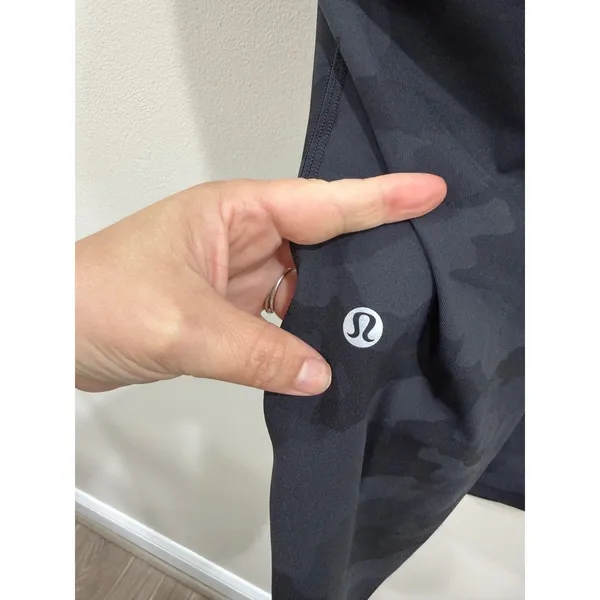 Lululemon‎ Fast and Free High-Rise Tight 25 Nulux Camo Deep Coal Multi Size 18 - Image 5