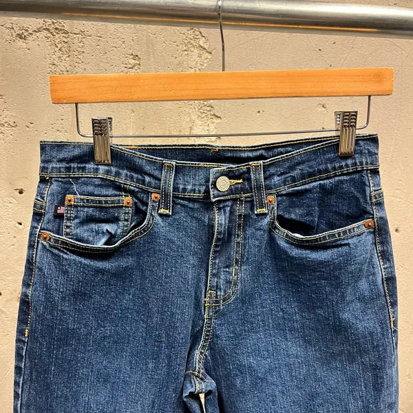 Vintage Y2K Ralph Lauren Polo Jean Classic Boot Cut Mid Rise Jeans Stretch Denim - Image 2