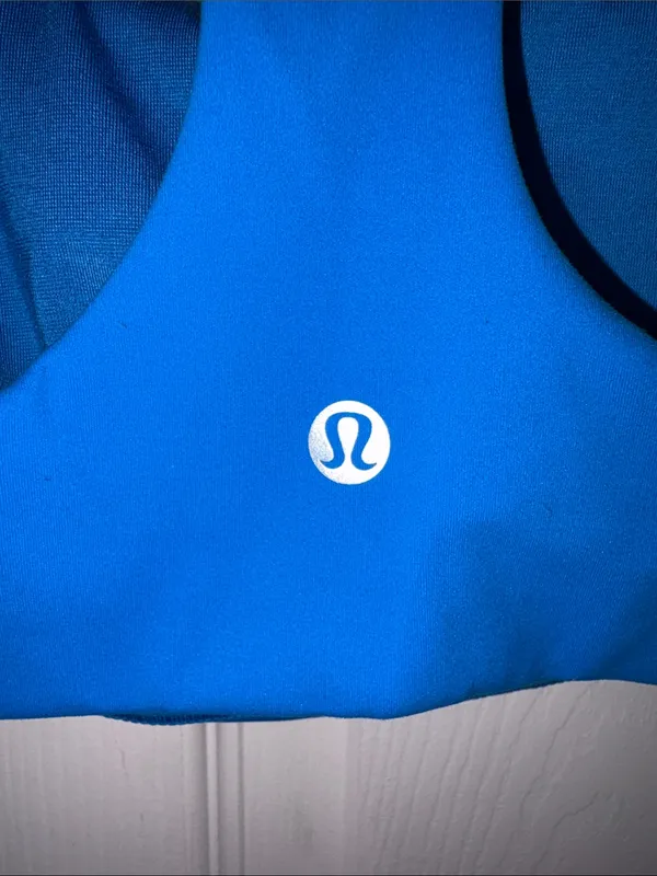 Lululemon Wunder Train Sports Bra Size 8 Poolside Blue - Image 6