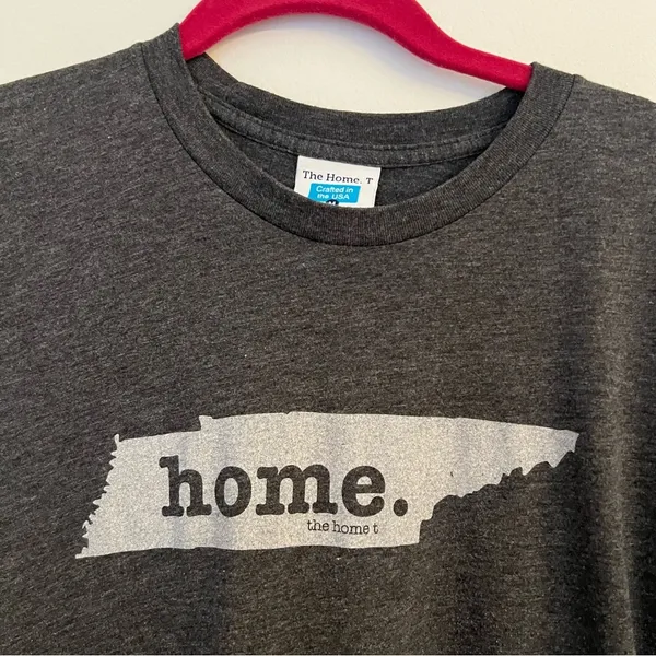 Tennessee Home T Shirt Gray Short Sleeved | M - Image 2