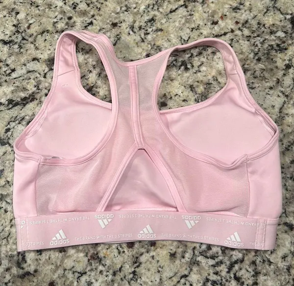 Adidas Pink Sports Bra - Image 2