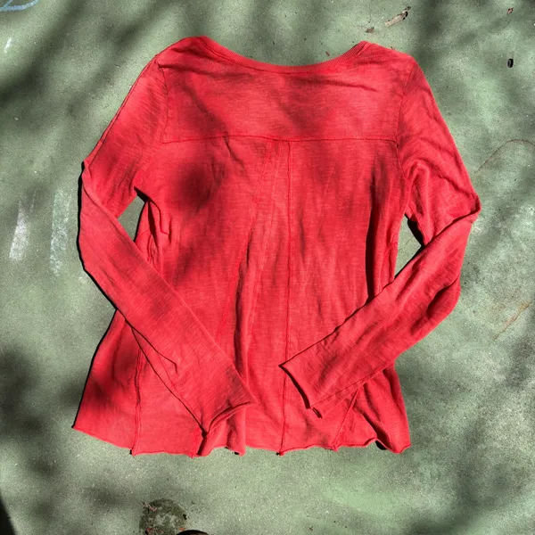 Free People raw hem scoop neck Top - Image 6