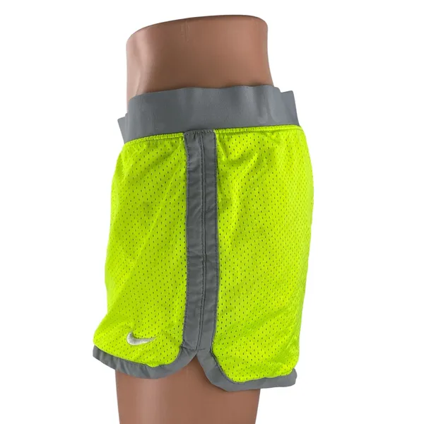 Nike Dri-FIT Mesh Women's Neon Yoga Gym Athletic Activewear Running Shorts Sz M - Image 3