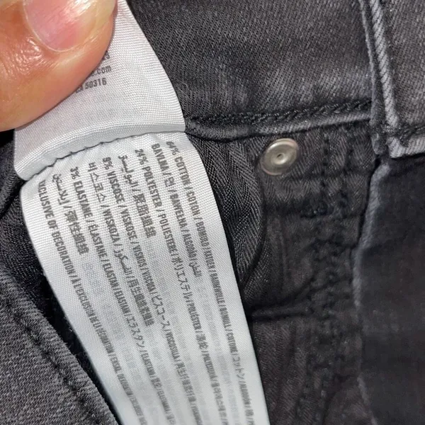 Abercrombie & Fitch Womens Ultra High‎ Rise Super Skinny Jeans Black Size 27/4 - Image 8