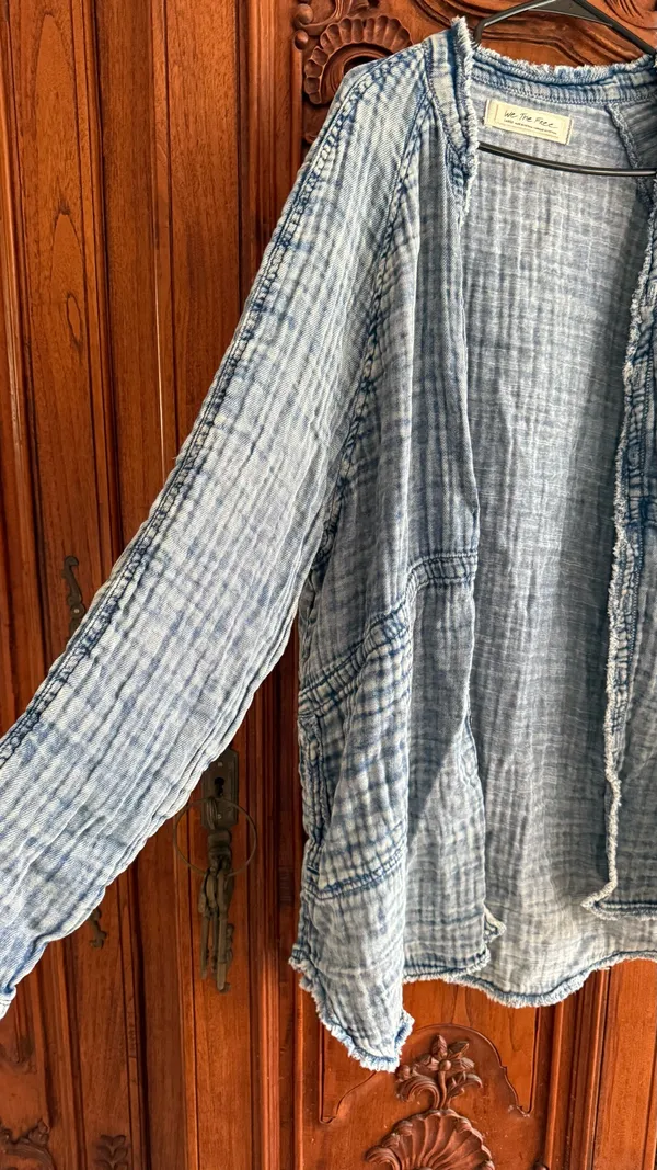 Denim we the free women’s top - Image 3