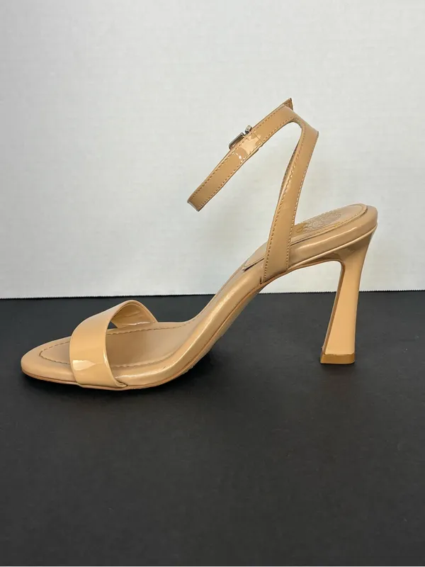 Vince Camuto Beige Heels Straps Ankle Heels Size 8 - Image 5