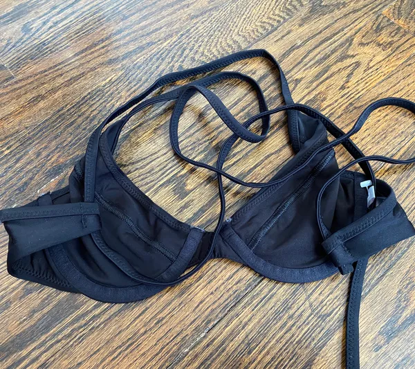 Aerie Black Bikini Top - Image 2