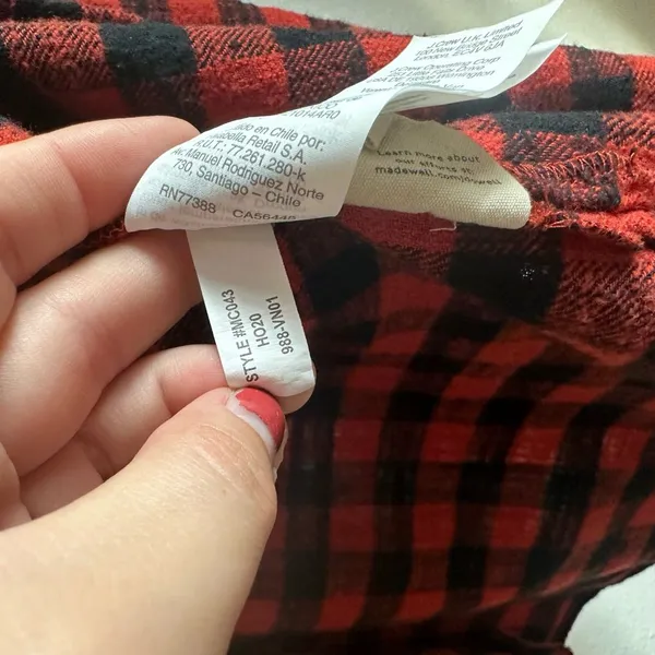 Madewell Buffalo Check Flannel Button Down - Image 6