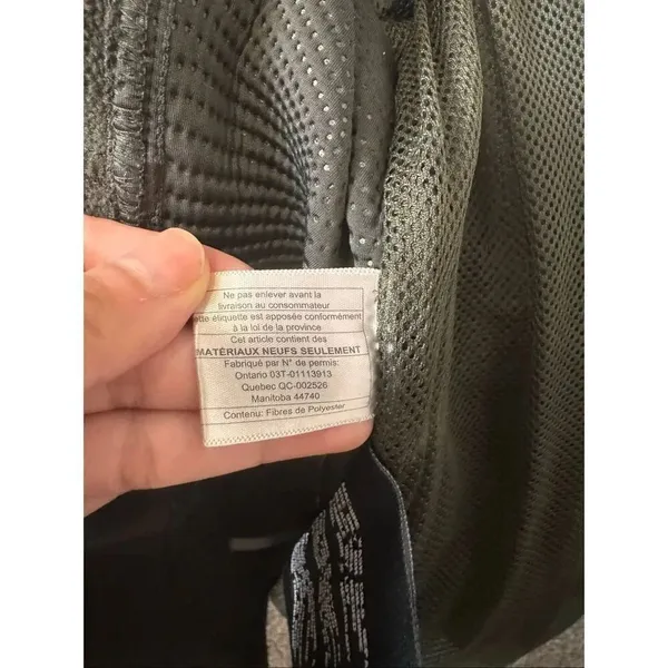 GUESS Women’s Black Hooded Zip-Up Jacket Coat Size M - Image 8