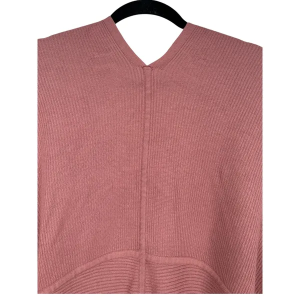 Lululemon Women's Cashlu Knit Textured Wrap Rose Pink Cardigan Sweater Size M/L - Image 9