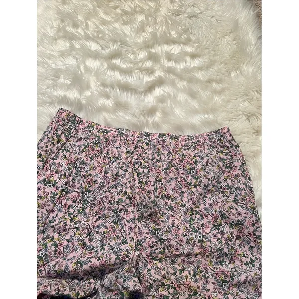 JoySpun Womens Plus Size 2X 18W-20W Pajama Pants Light Pink Ditsy Floral Pockets - Image 6
