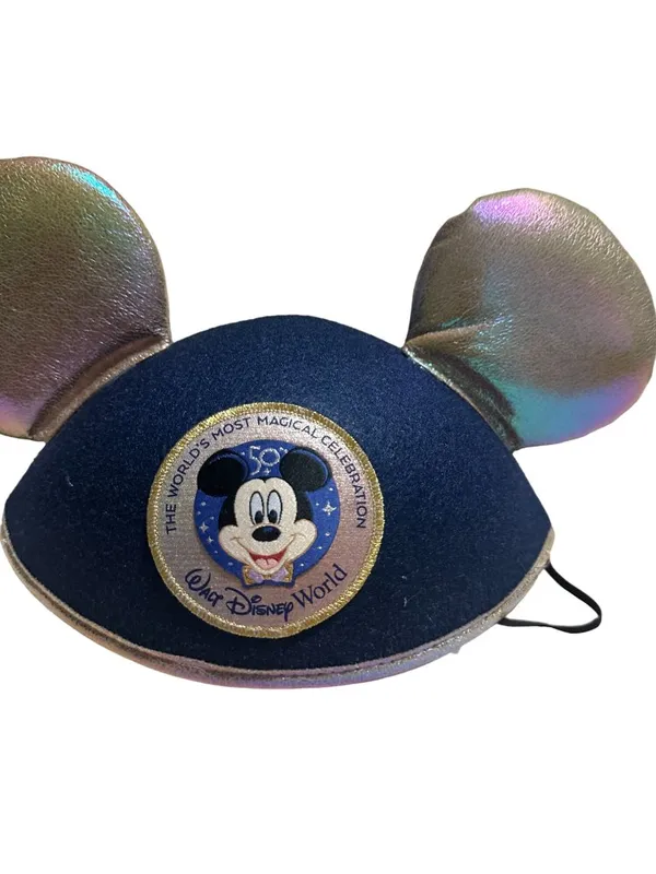 DISNEY Parks 50th Anniversary Adult Cap Hat Ears NEW NWT - Image 3
