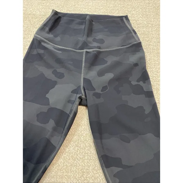 Alo Yoga High Waist Camo Vapor Leggings Black Camouflage Size S - Image 5