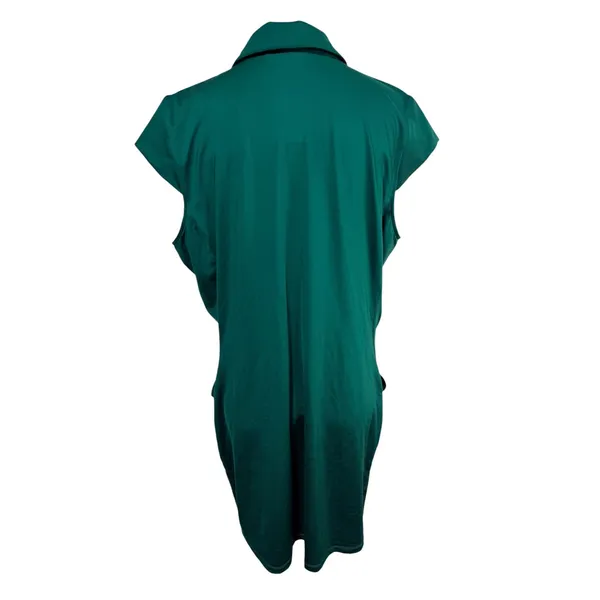 Walter Hagen P11 Golf Dress XXL NWT Forest Green Zip Polo Sporty Preppy Athletic - Image 5
