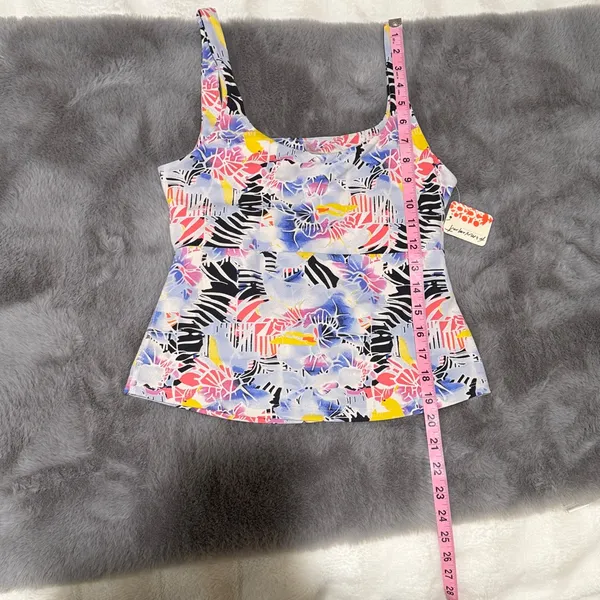 NWT Free People Size Medium Movement Never Better Long Tank - Image 12