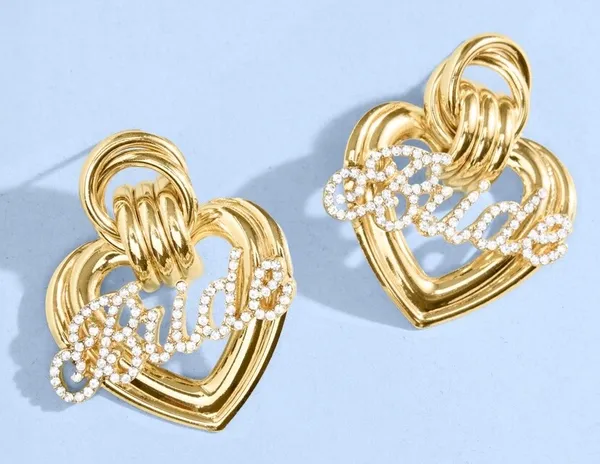 Etsy XO Fetti Gold Bride Earrings - Image 9