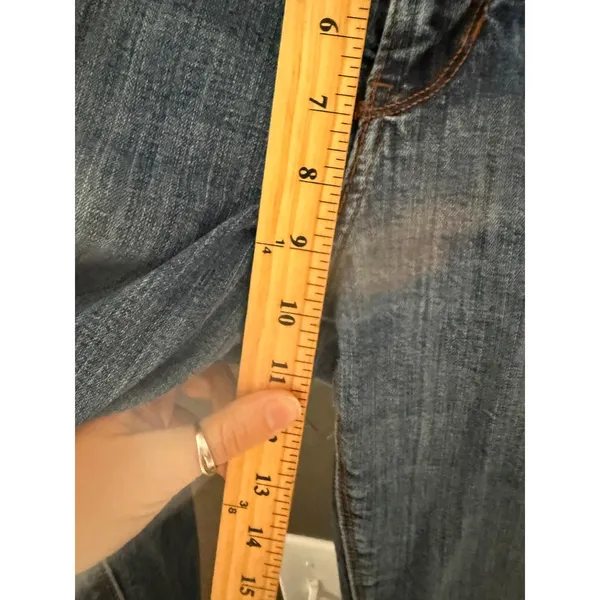 Levi's 525 Straight Leg Jeans Womens 14M W32 L32 Perfect‎ Waist Tummy Control - Image 7