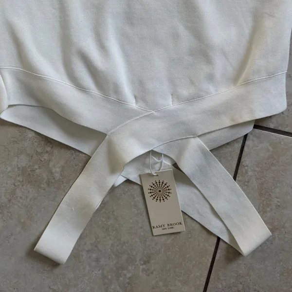 Ramy Brook Elegant White Women's Top - Image 8