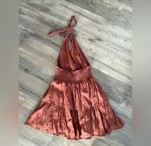 Idem Ditto Dress Ruffle Pink - Image 6