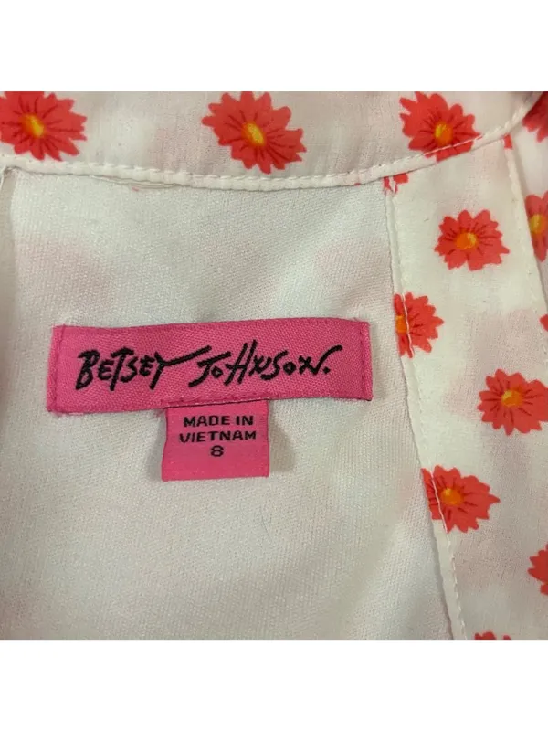 Betsey Johnson Floral Print Sleeveless Swing Dress Size 8 - Image 5