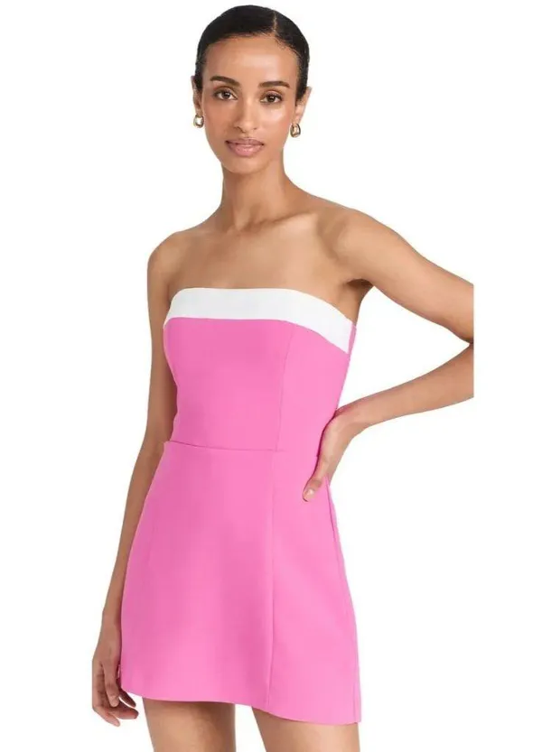 Amanda Uprichard Kerry Skort Romper in Aster & Ivory Large New Womens Dress - Image 13