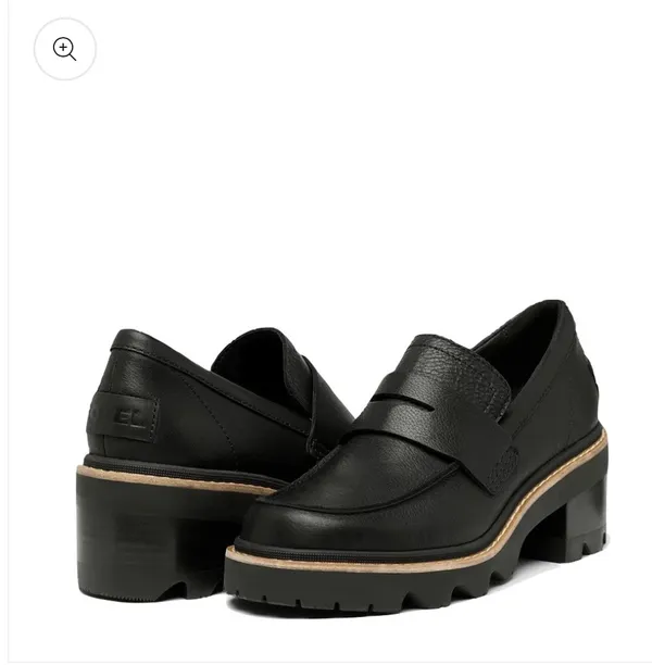Black Sorel Heeled Loafer Joan Now - Image 4