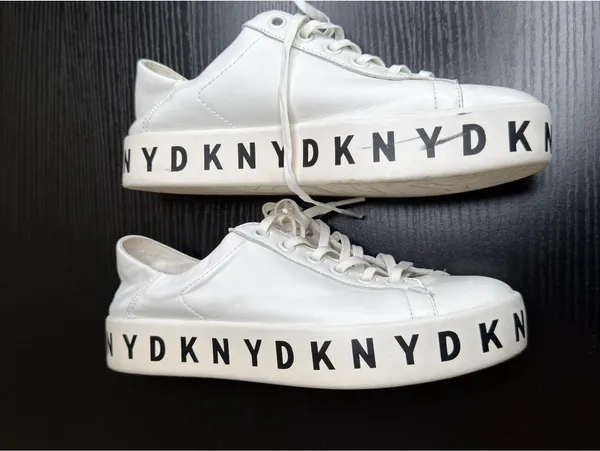 Size 8M DKNY Banson Lace - Platform White Color Women’s - Image 9