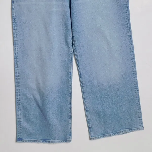 NWT!! J. CREW '96 Slim Wide Jeans Synniva Wash Denim High Rise Waist Size 33 - Image 4