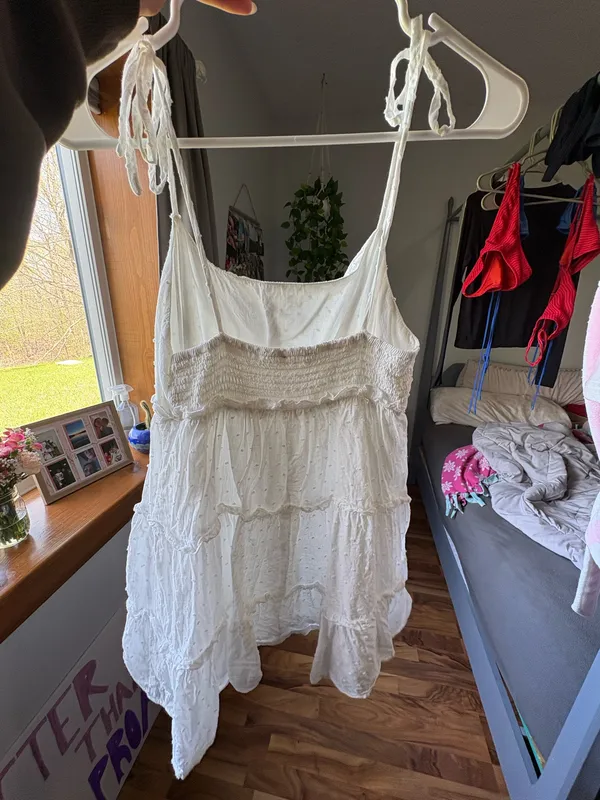 Altar'd State Babydoll Dress White - Image 2
