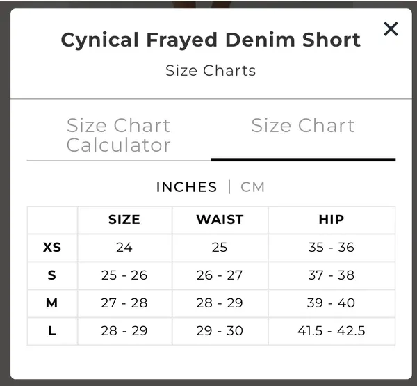 Vervet Cynical Frayed Denim Short - Image 7
