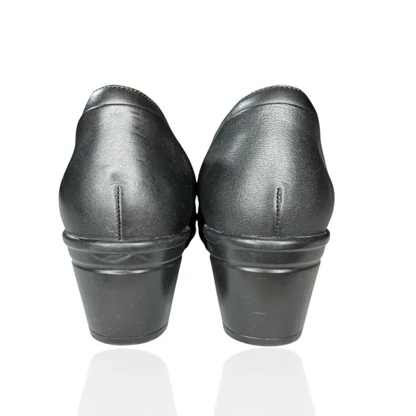 Clarks Collection Women's 8.5 Emslie‎ Lulin Mary Jane Pumps Black Comfort Heels - Image 7