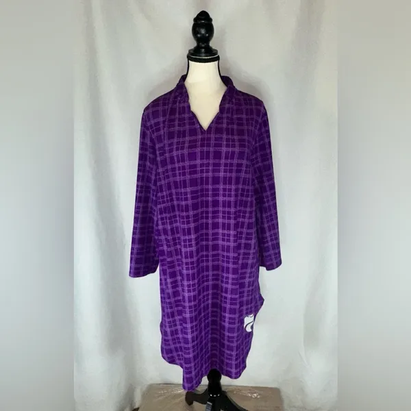 Gameday Couture Kansas State KState XL Pajama Dress Velour KSU NCAA - Image 2