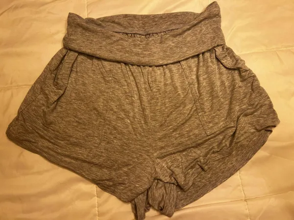 Aerie Light Grey Real Soft Fold-over Boxer - Image 2